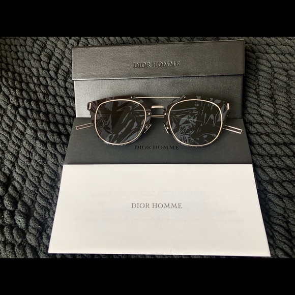 NEW DIOR HOMME COMPOSITE 1.0 MIRRORED SUNGLASSES - Picture 3 of 7